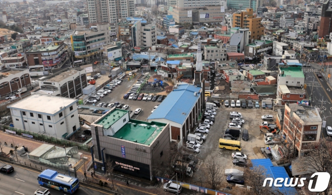 공공재개발 후보지로 선정된 동작구 흑석2구역 전경. /사진제공=뉴스1