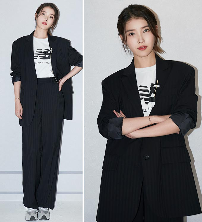 가수 겸 배우 아이유/사진제공=뉴발란스
