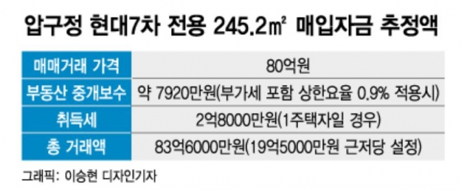 '80억 신고가' 압구정 아파트..국토부 "20억 근저당, 위법 아냐"