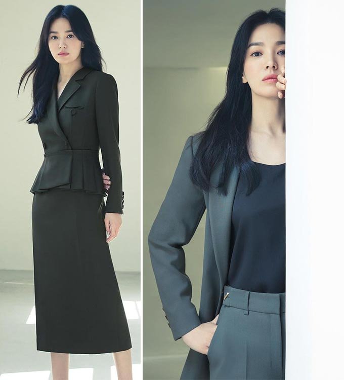 송혜교, 기품 있는 레이스 원피스 패션…독보적인 비주얼 - 머니투데이