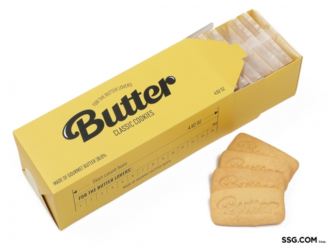 SSG닷컴x하이브, BTS '버터' 쿠키 판매한다…1만개 한정