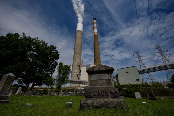 미국 펜실베니아 체드윅에 있는 화력발전소. /사진=AFP