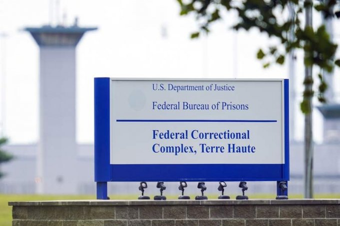 미국 인디애나주 테레 호테 연방 교도소의 모습. /사진제공=AP/뉴시스