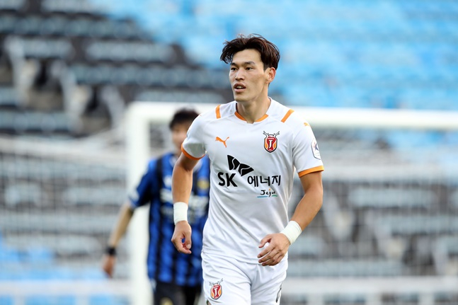 제주 이창민. /사진=한국프로축구연맹