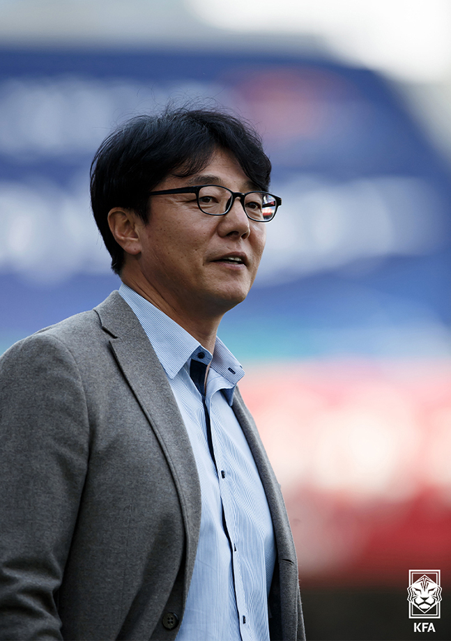황선홍 U-23 대표팀 신임 감독. /사진=대한축구협회