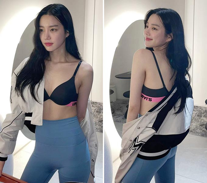 이유비, 과감한 란제리 패션…브라+레깅스 매치도 '청순' - 머니투데이 이유비, 과감한 란제리 패션…브라+레깅스 매치도 '청순' - 머니투데이