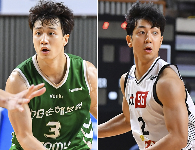 원주 DB 허웅(왼쪽)과 부산 KT 허훈 형제. /사진=KBL