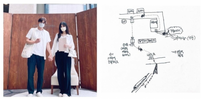 페퍼톤스 이장원(왼쪽)과 가수 겸 배우 배다해. /사진=배다해 인스타그램