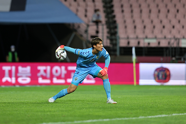 전북현대 송범근. /사진=한국프로축구연맹