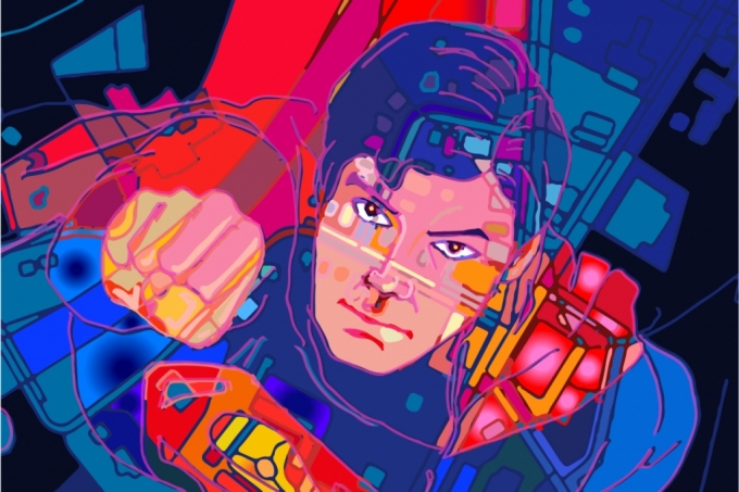 윤하 작가의 작품 <Superman>