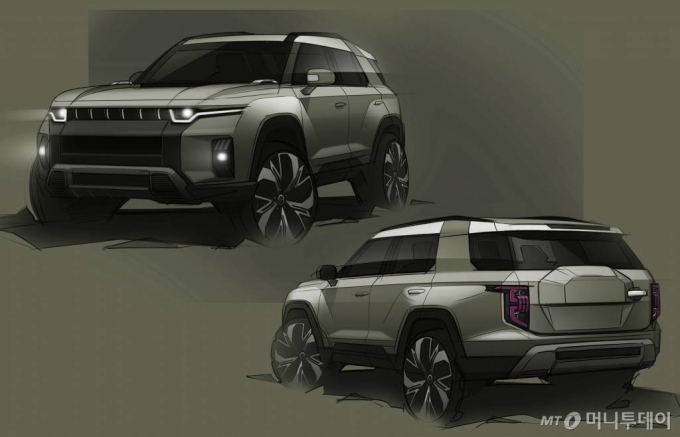 쌍용차 전기차 SUV J100