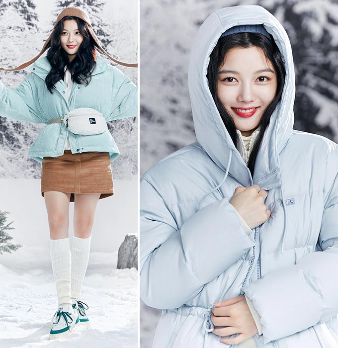 배우 김유정/사진제공=휠라(FILA)