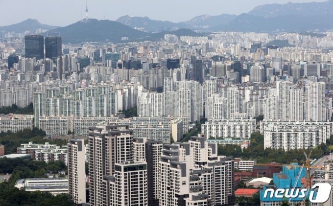  서울 강남구,서초구 일대 아파트 단지. /사진제공=뉴스1