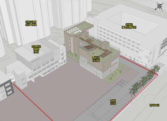 가양동 서진학교 증축 조감도. /사진제공=서울시
