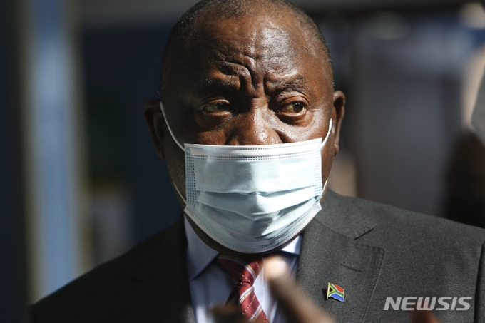 시릴 라마포사 남아프리카공화국 대통령/사진=[AP/뉴시스]