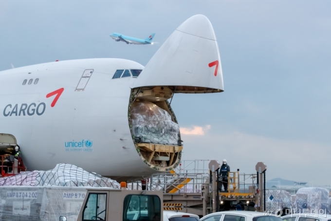 [사진]인천공항, 항공화물 물동량 역대 최고