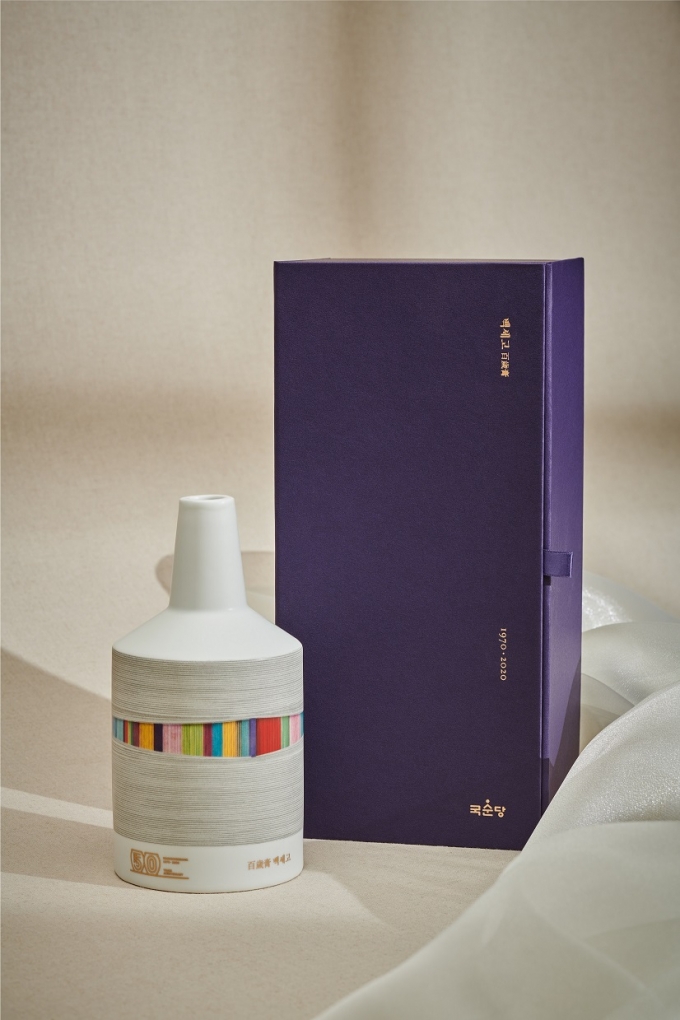 국순당 50주년 기념주 '백세고'./사진제공=국순당