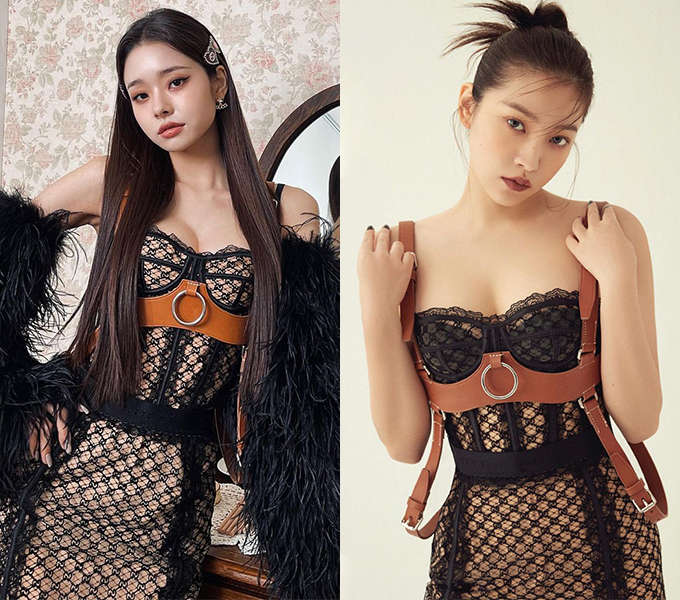 송지아 vs 예리, 아찔한 란제리룩 '완벽 소화'…같은 옷 다른 느낌 - 머니투데이 송지아 Vs 예리, 아찔한 란제리룩 '완벽 소화'…같은 옷 다른 느낌 - 머니투데이