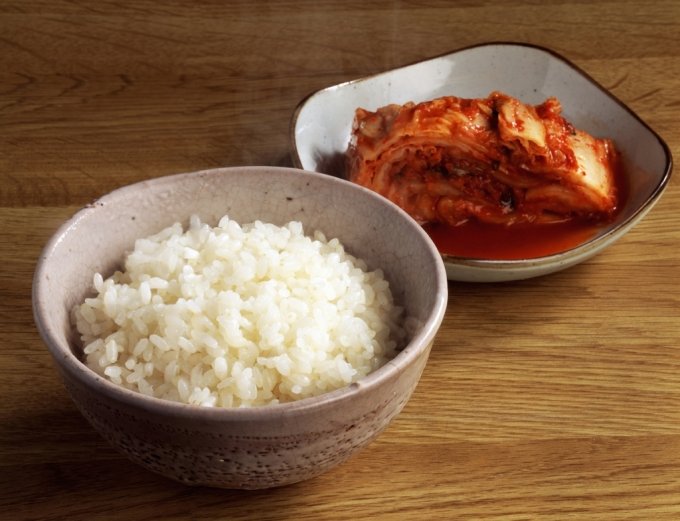 흰쌀밥과 김치./사진=이미지투데이