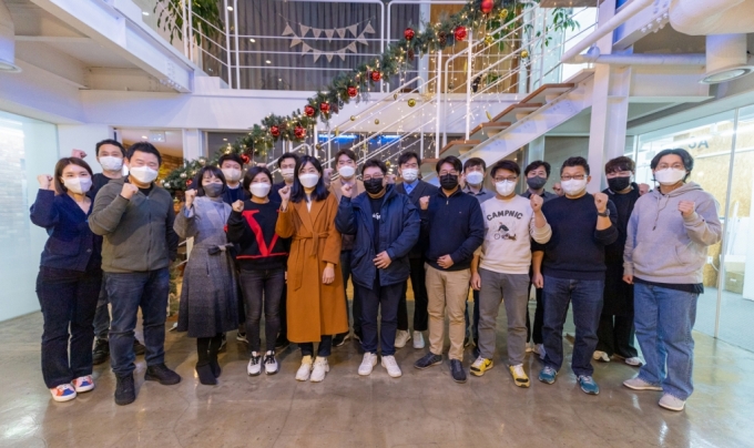 스파크랩의 18기 스타트업 육성 프로그램에 참여하는 기업 관계자들 /사진=스파크랩 제공