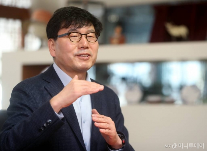 18일 민병찬 국립중앙박물관 관장 인터뷰 /사진=홍봉진기자 honggga@