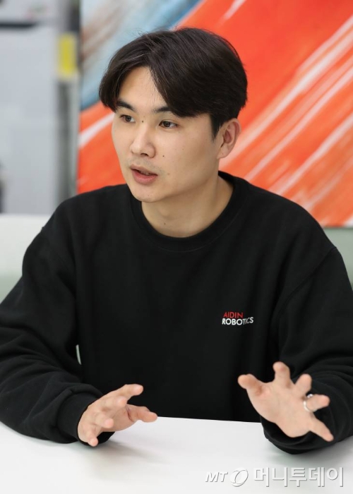 이윤행 에이딘로보틱스 대표 /사진=수원(경기)=이기범 기자 leekb@