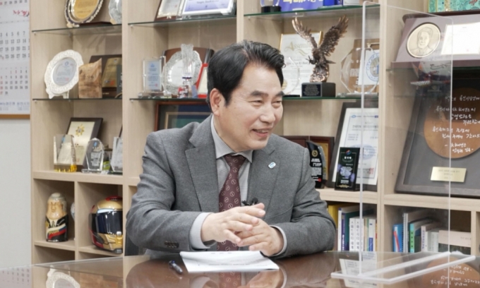 백군기 용인시장. /사진=임홍조 기자