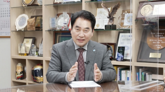 백군기 용인시장. /사진=임홍조 기자