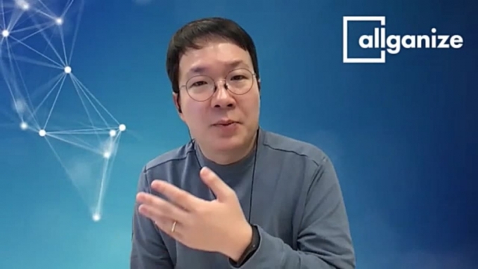 이창수 올거나이즈 대표 화상인터뷰 /사진=인터뷰 캡처
