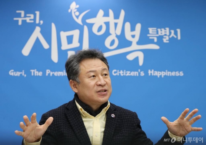 안승남 구리시장  /사진=구리(경기)=이기범 기자 leekb@