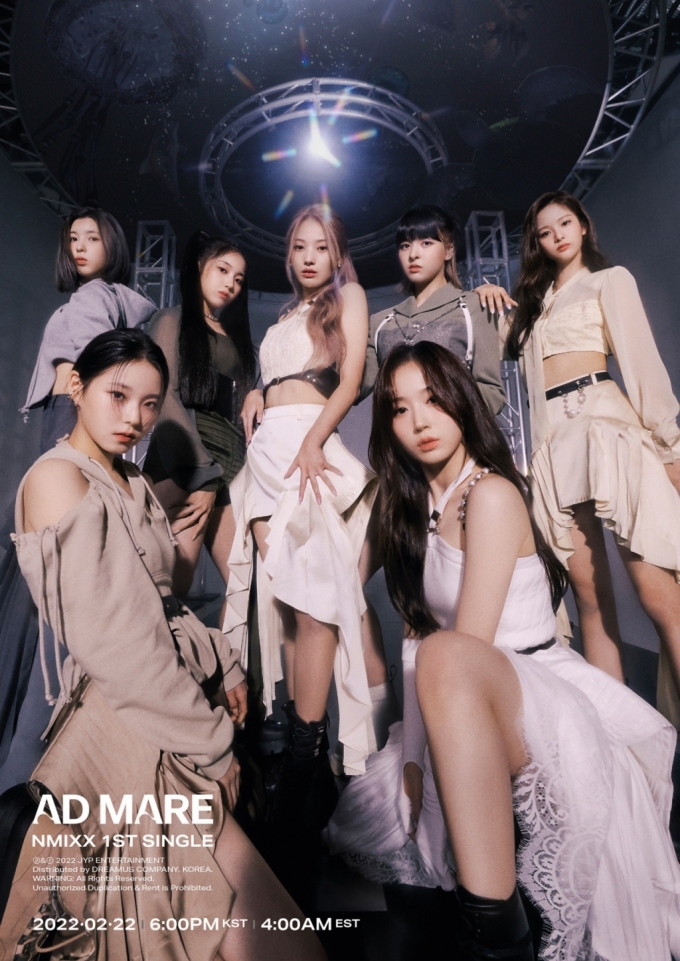 JYP  ɱ׷ ͽ, 7 ü   "22 ̱ ǥ"