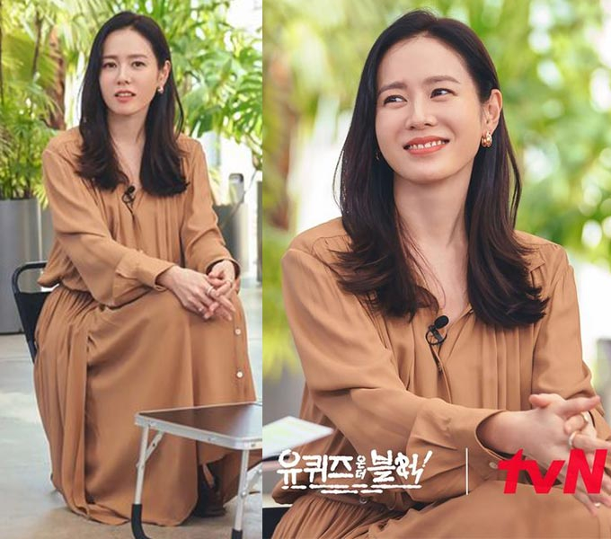 배우 손예진/사진=tvN &#039;유 퀴즈 온 더 블럭&#039; 인스타그램