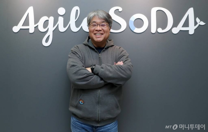 최대우 에자일소다 대표 인터뷰 /사진=김휘선 기자 hwijpg@