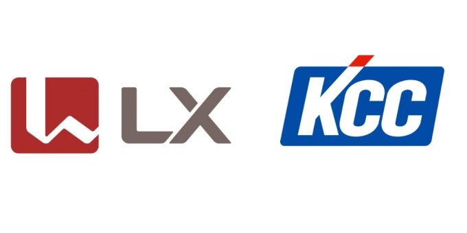 LX그룹과 KCC그룹 로고 자료사진./사진=각사