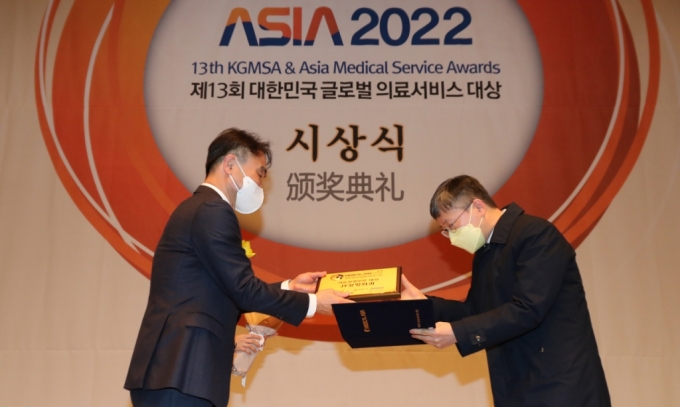 메디컬아시아 2022, JY성형외과 가슴성형부문 수상