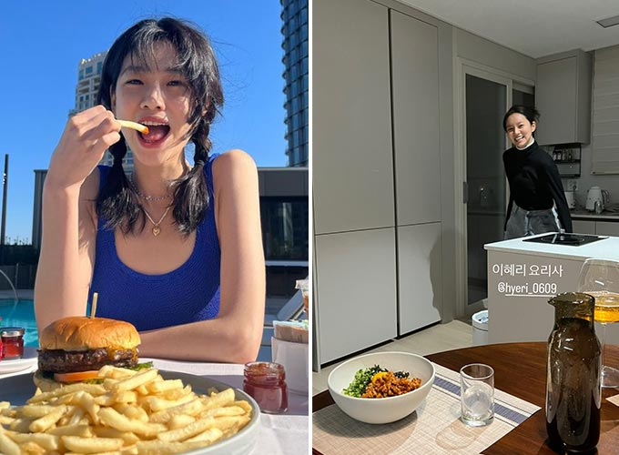 모델 겸 배우 정호연, 배우 이혜리/사진=정호연 인스타그램