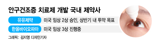 다국적사 전유물 안구건조증...국내 제약사 도전 성공할까