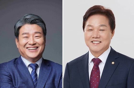 ▲왼쪽 김관영 전 의원과 조배숙 전 의원