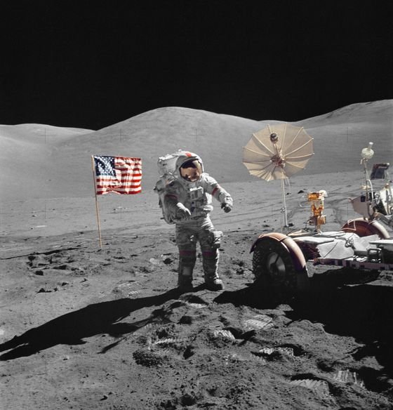 = 1972년 12월 미항공우주국(NASA) 달 탐사.  (C) AFP=뉴스1  