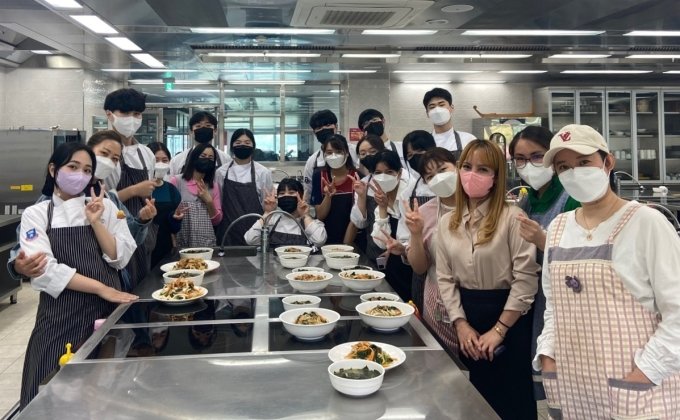 경동대, 다문화가정 대상 한국음식 교육 진행