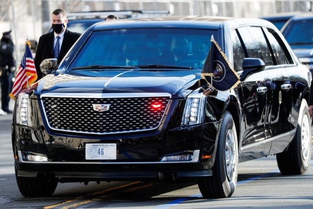 조 바이든 미국 대통령의 의전 차량 &#039;더 비스트&#039; / 사진=뉴시스