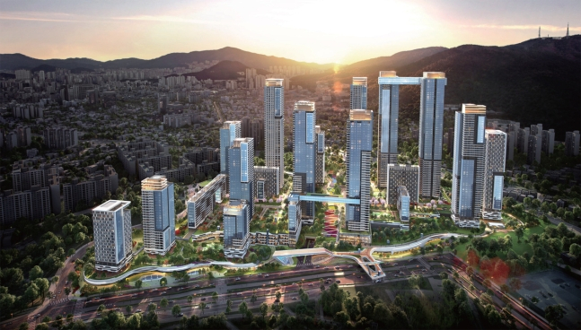 부산 시민공원 촉진3구역 사업지 조감도/사진제공=조합