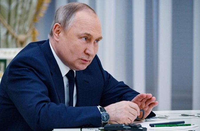 [모스크바=AP/뉴시스] 블라디미르 푸틴 러시아 대통령  2022.04.27.