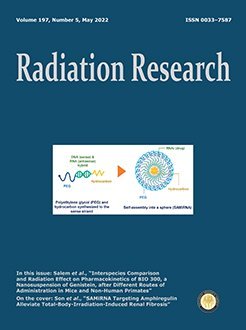 써나젠테라퓨틱스 연구 논문이 실린 미국 방사선연구학회 공식저널 레디에이션 리서치 2022년 5월호 표지. /사진=바이오니아