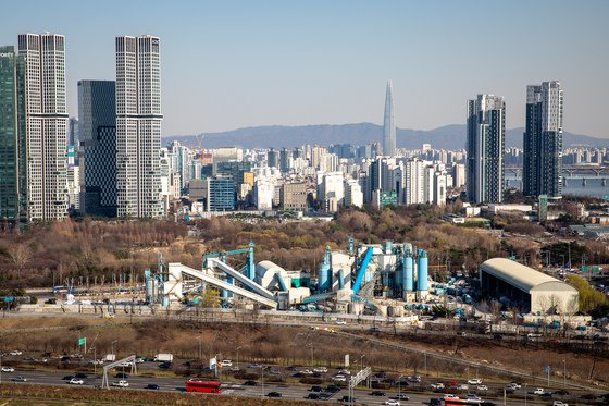지난 3월 28일 서울 성동구 성수동 삼표레미콘 성수공장 모습. /사진=뉴스1