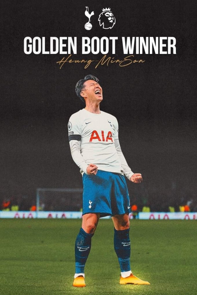 2021-2022 잉글랜드프리미어리그(EPL) 득점왕(Golden Boot Winner) 손흥민. / 사진=EPL 사무국
