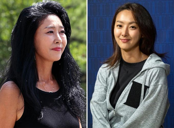 배우 김부선(왼쪽)과 그의 딸 이루안(이미소, 오른쪽)/사진=머니투데이 DB, 채널A