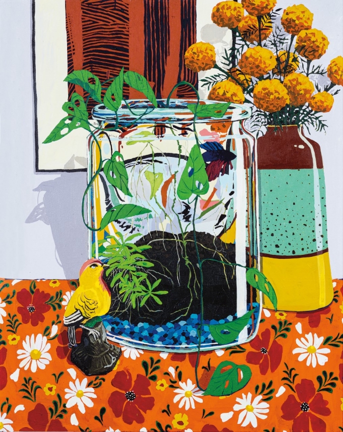 힐러리 페시스 'Fish and Bird'. /사진=케이옥션