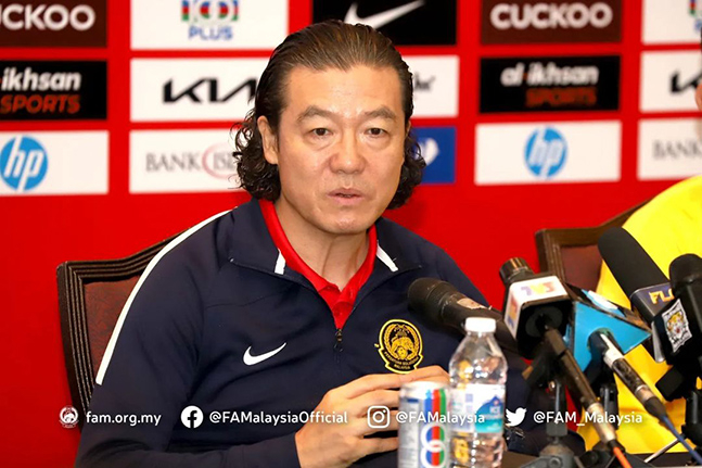 김판곤 말레이시아 축구대표팀 감독. /사진=말레이시아축구협회