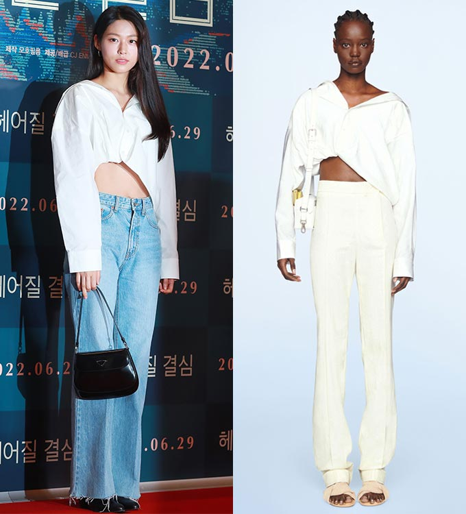 그룹 AOA 출신 배우 설현/사진=이동훈 기자 photoguy@, 자크뮈스(Jacquemus)